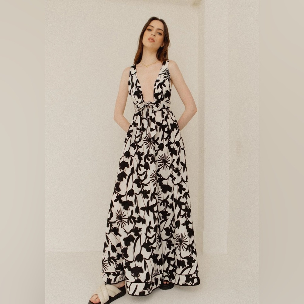 Floral Wedding Guest Maxi Dress